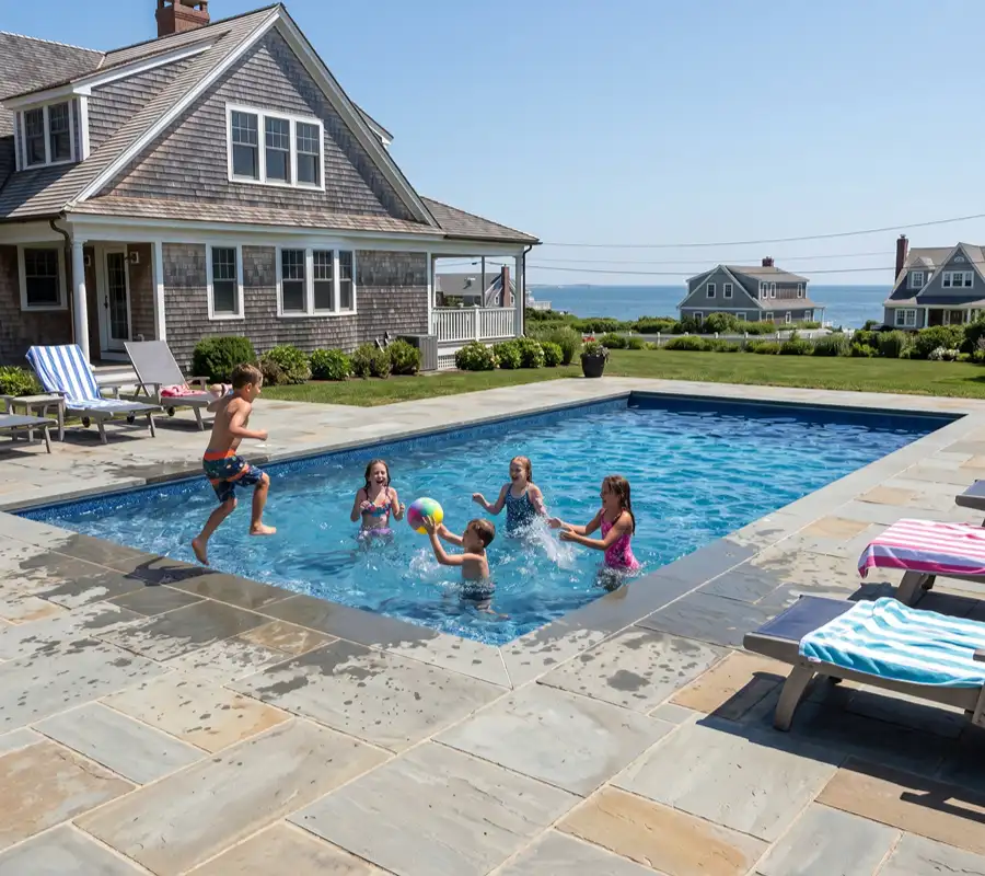 Are Paver Pool Patios Safe and Slip Resistant in Rhode Island?